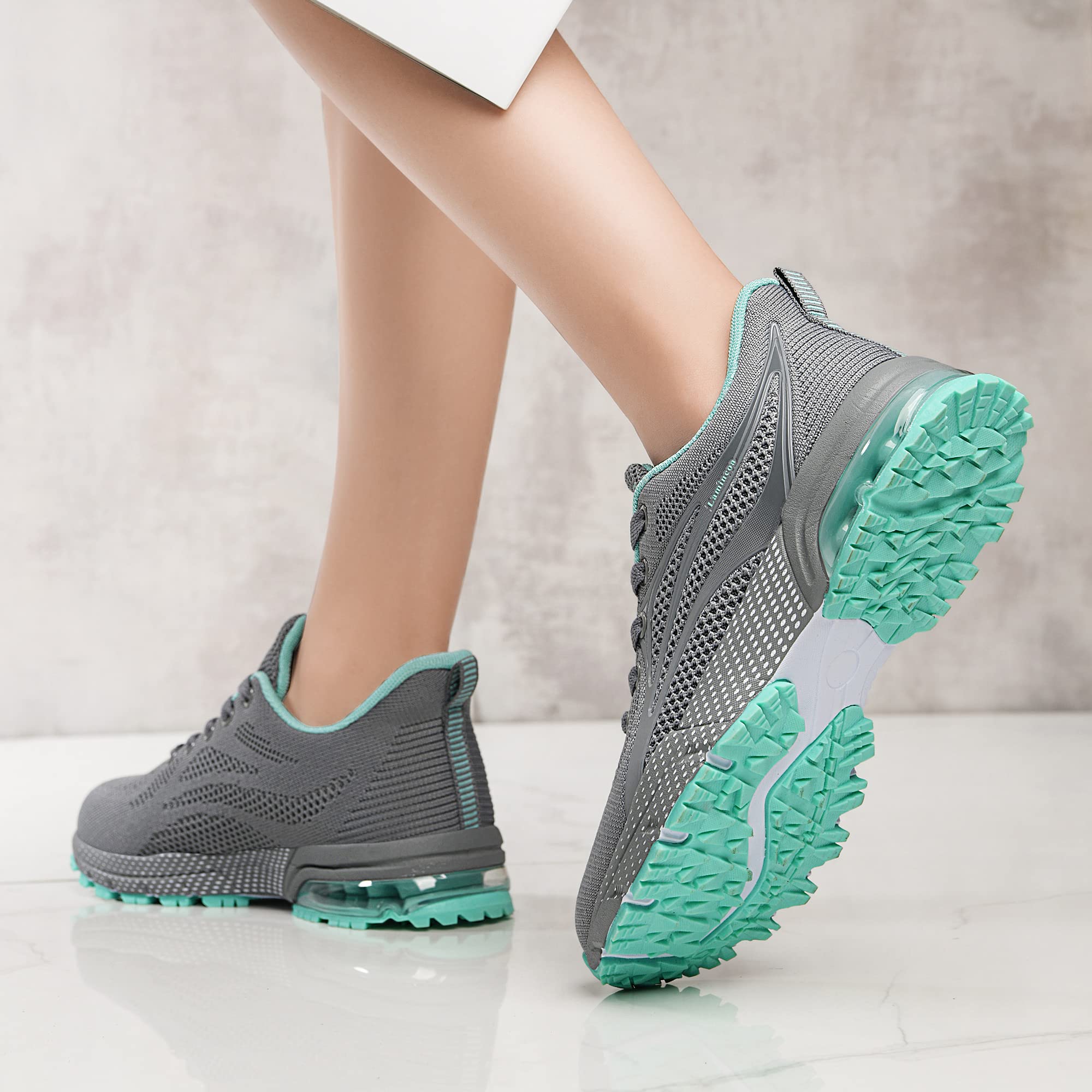 Lamincoa Women's Air Running Shoes - Lightweight Athletic Sneakers for Women, Non-Slip Tennis Shoes with Cushioning - Perfect for Jogging, Gym Workouts & Casual Wear
