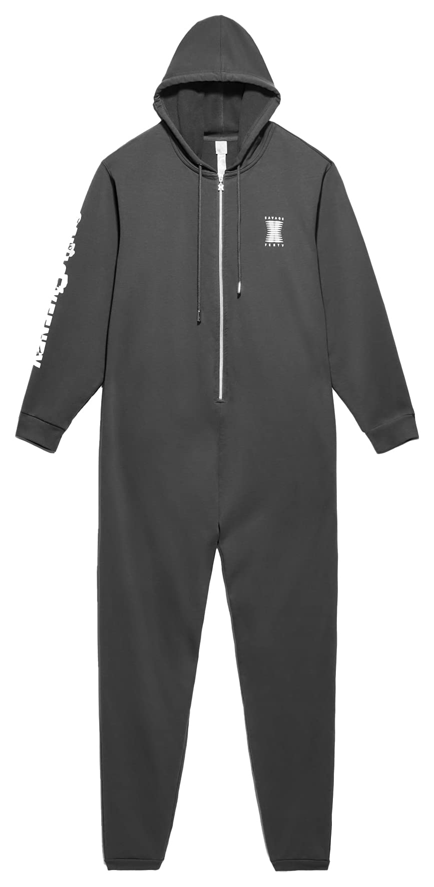 Savage X Fenty Women's Hooded Showgirl Graphic Sweatshirt Onesie - Cozy Loungewear for Home, Casual Outings & Sleepwear