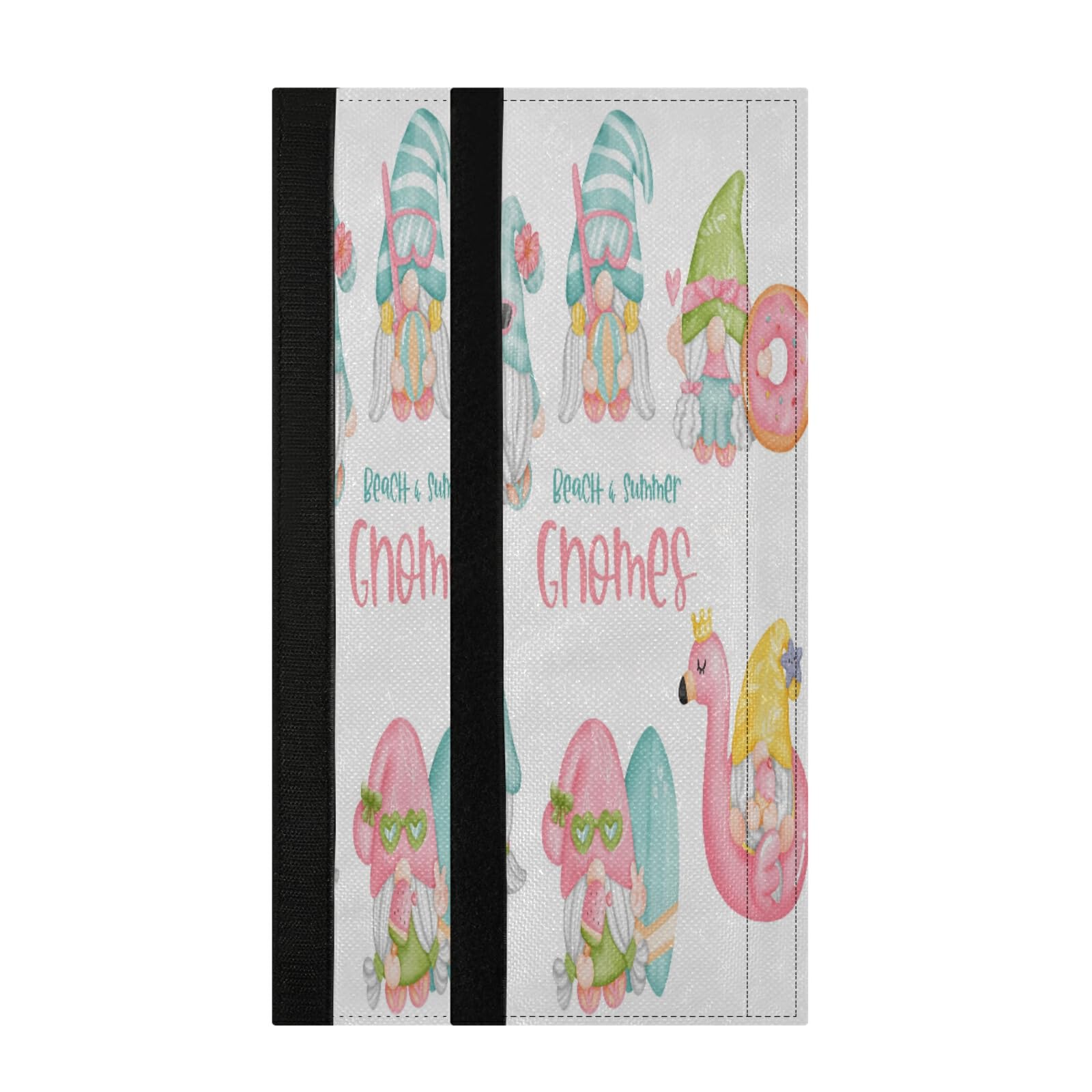 Eionryn Tropical Beach Gnome Refrigerator Handle Covers - Pineapple & Lemon Design Kitchen Appliance Protectors (2-Pack) | Microwave, Dishwasher & Fridge Door Protection for Summer Home Decor