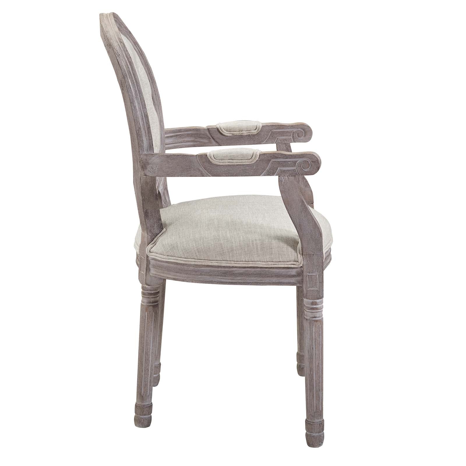4-Piece Arise Upholstered Fabric Dining Armchair Set - Modern Comfort for Kitchen, Dining Room & Home Decor