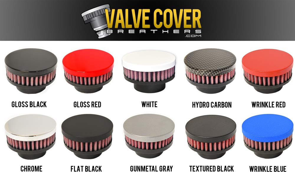 Baffled Billet Valve Cover Breather for 2012-2016 Jeep Wrangler JK 3.6L Pentastar Engine - Hydro Carbon Compatible - Improves Engine Performance & Reduces Oil Leaks - Perfect for Off-Roading & Daily Driving