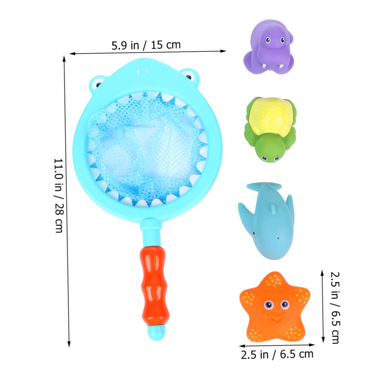 HEMOTON 10-Piece Bathtub Fishing Toy Set - Animal Bath Toys for Kids, Fun Water Play Toys for Toddlers, Beach & Pool Toys | Perfect for Bathtime, Outdoor Water Games & Sensory Play