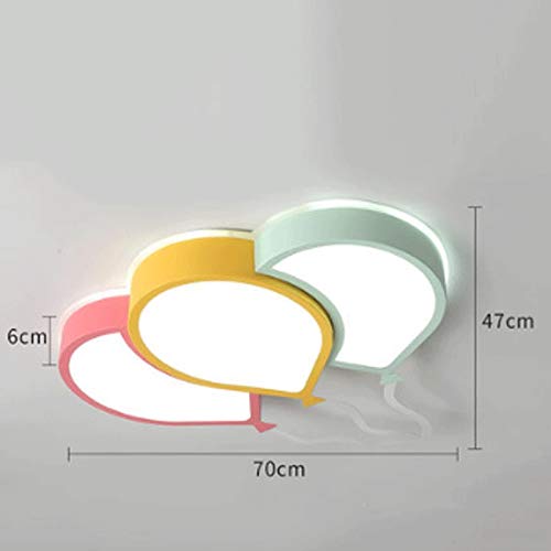 Cartoon Balloon Ceiling Light - Kids Room Decor, Princess Bedroom Lighting, Nursery Lamp for Girls, LED Ceiling Fixture for Living Room & Children's Play Area (Perfect for Birthday Parties & Nursery Decor)