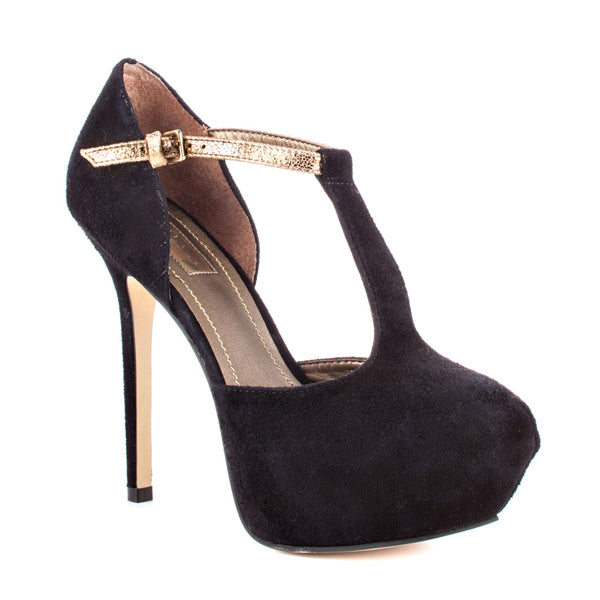 Ryerson T-Strap Heel Shoes for Women - Elegant Report Signature Style with Comfortable Heel - Perfect for Office, Parties & Special Occasions