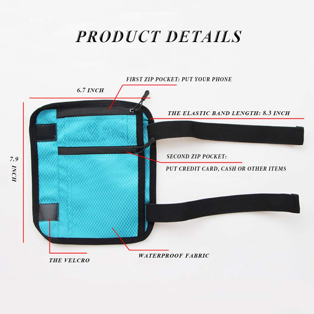 On-the-Go Leg Phone Holder for Running, Hiking & Equestrian Sports - Adjustable Calf Pouch for Smartphones - Perfect for Runners, Cyclists & Outdoor Activities (Pink)