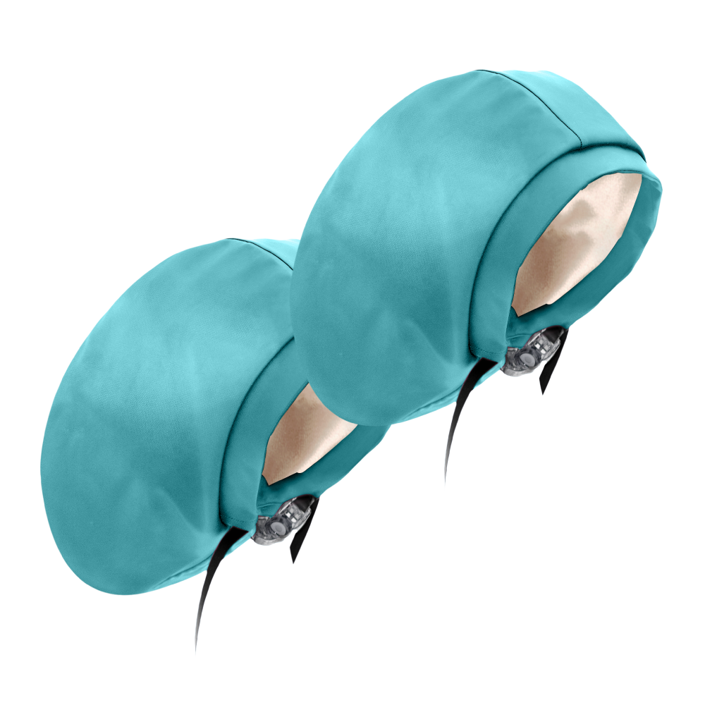 Hairbrella Satin Lined Waterproof Swim Cap - Adjustable Silicone Swimming Cap for Women & Men (2 Pack) - Perfect for Pool, Beach & Water Aerobics