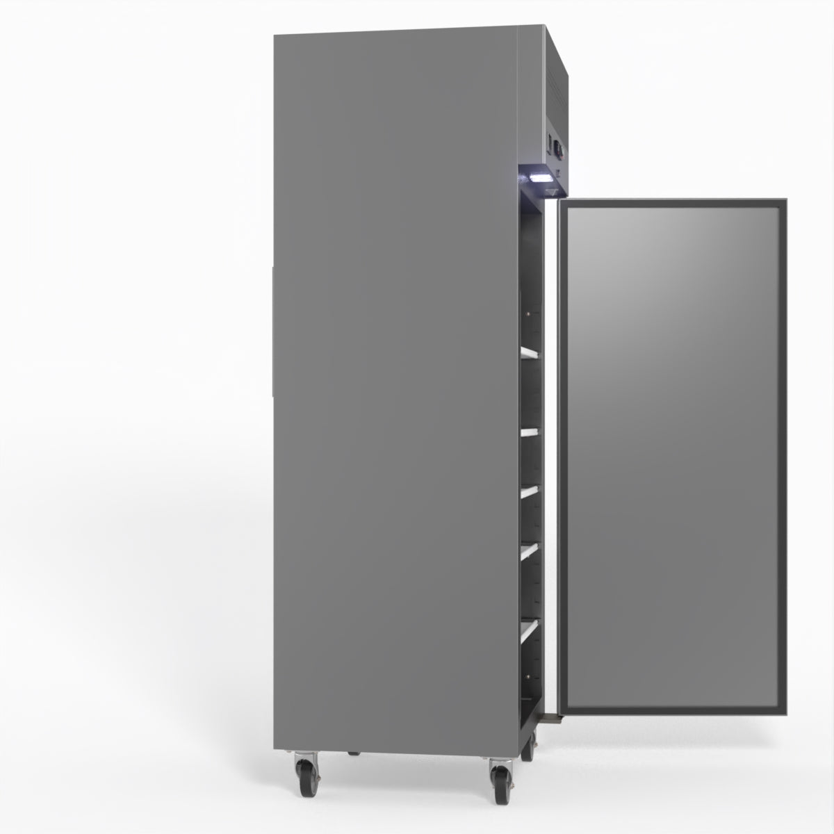 AG 429 Litre Stainless Steel Upright Freezer - Single Door Commercial Freezer GNX400BT for Restaurants, Grocery Stores & Home Use