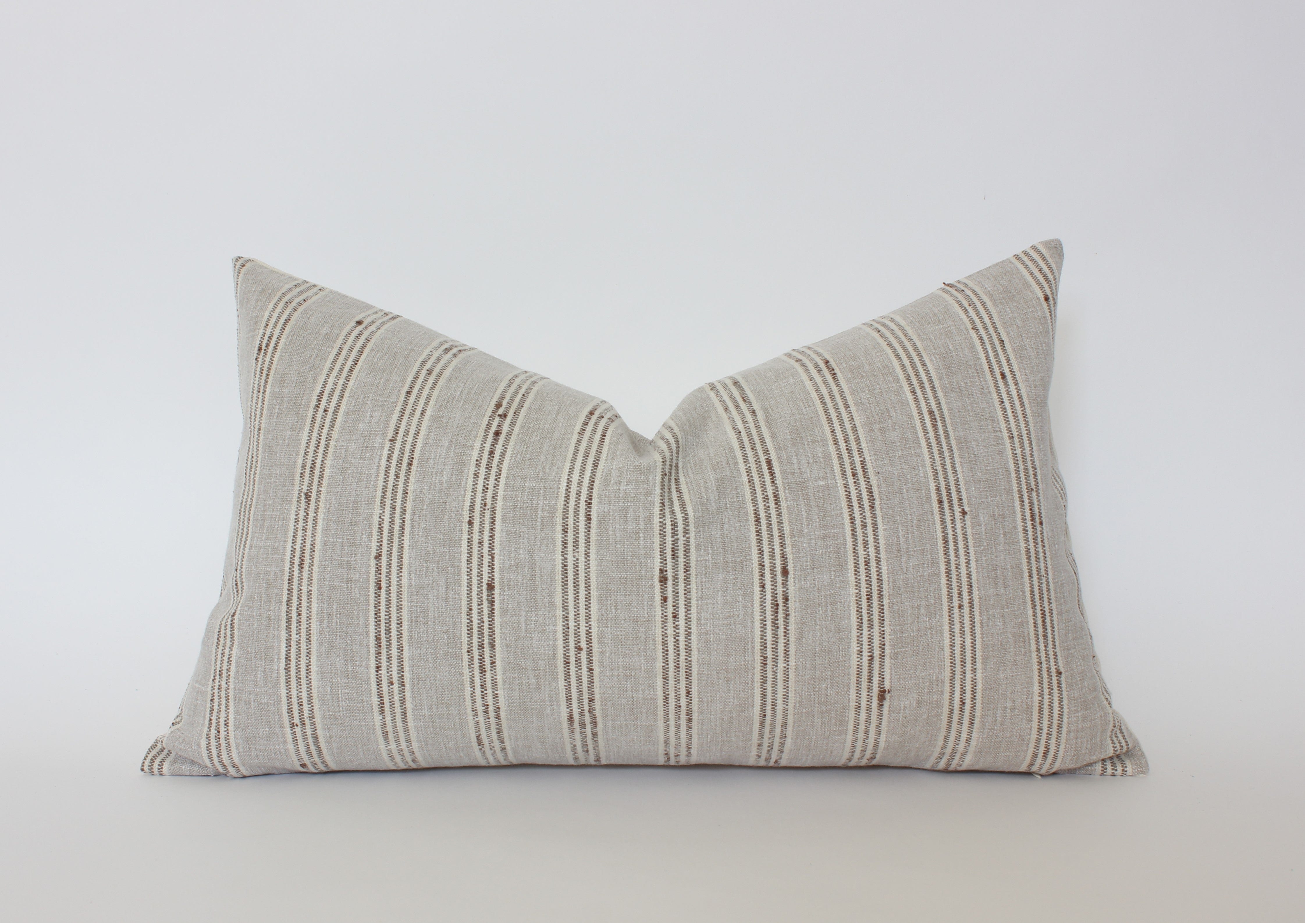 Landyn Stripe Pillow Cover - Soft & Stylish Decorative Cushion Case for Sofa, Bed, Living Room - 18x18 Inches - Home Decor Accent