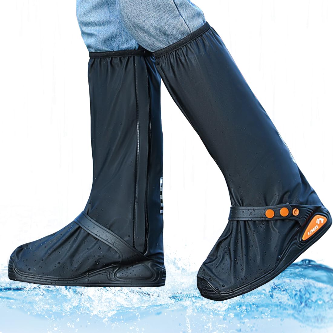 Waterproof Shoe Covers for Men Women - Hiking Camping Rain Gear