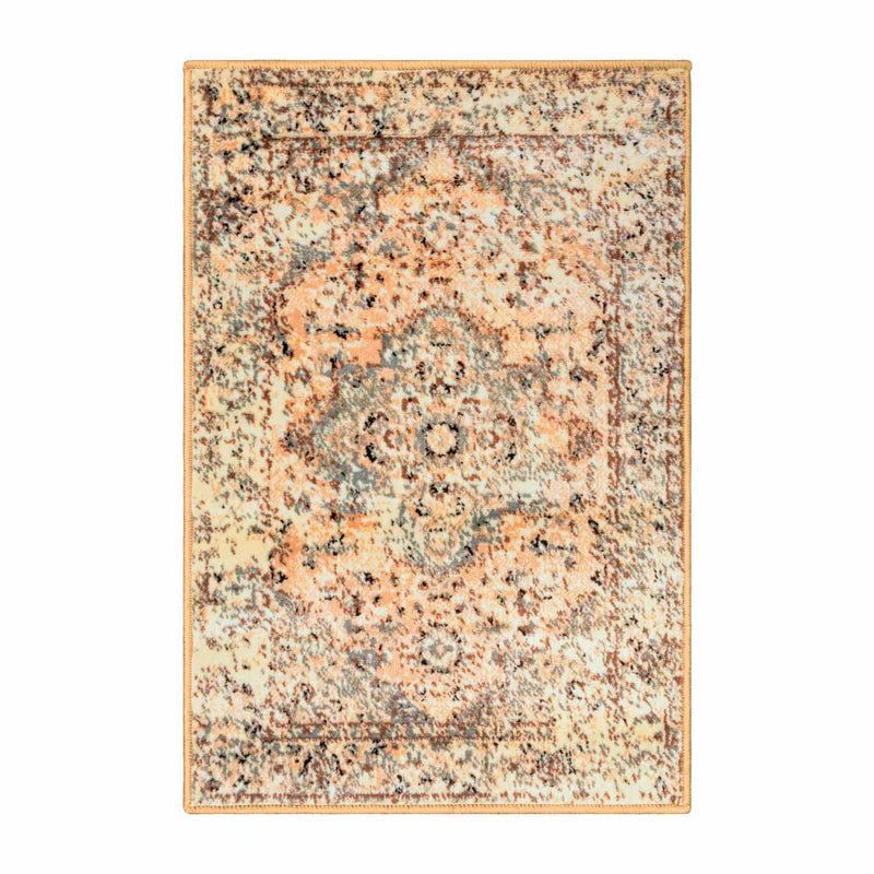 Stylish Nysa Floral Geometric Diamond Pattern Indoor Area Rug - Perfect for Living Room, Bedroom, and Home Decor