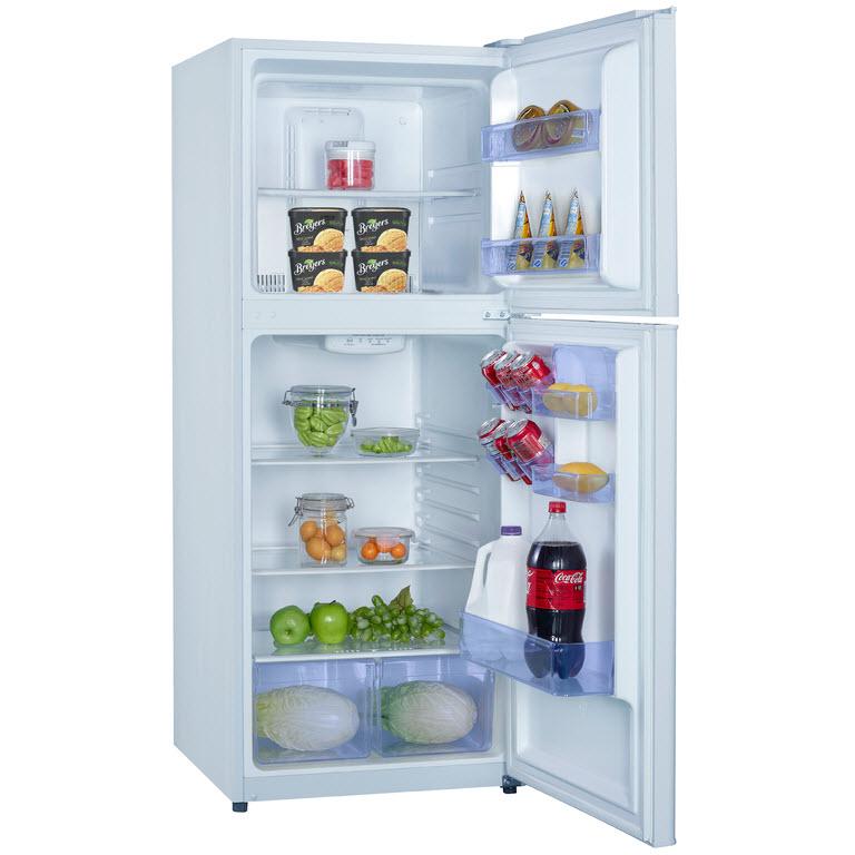 Avanti 24 Inch Top Freezer Refrigerator - 11.5 Cu.Ft Freestanding with Digital Temperature Control (Model FF116B0W) - Perfect for Apartments, Dorms & Small Kitchens