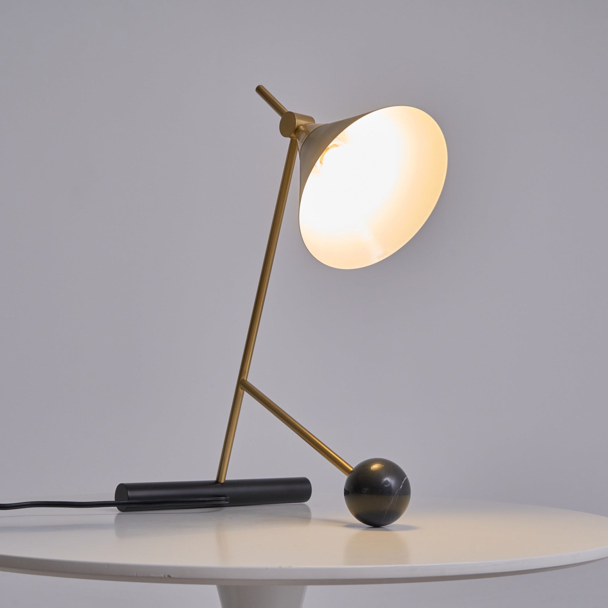 Cleo Table Lamp - Modern LED Desk Light with Adjustable Brightness for Home Office, Bedroom & Study Room - Perfect for Reading, Working & Decor