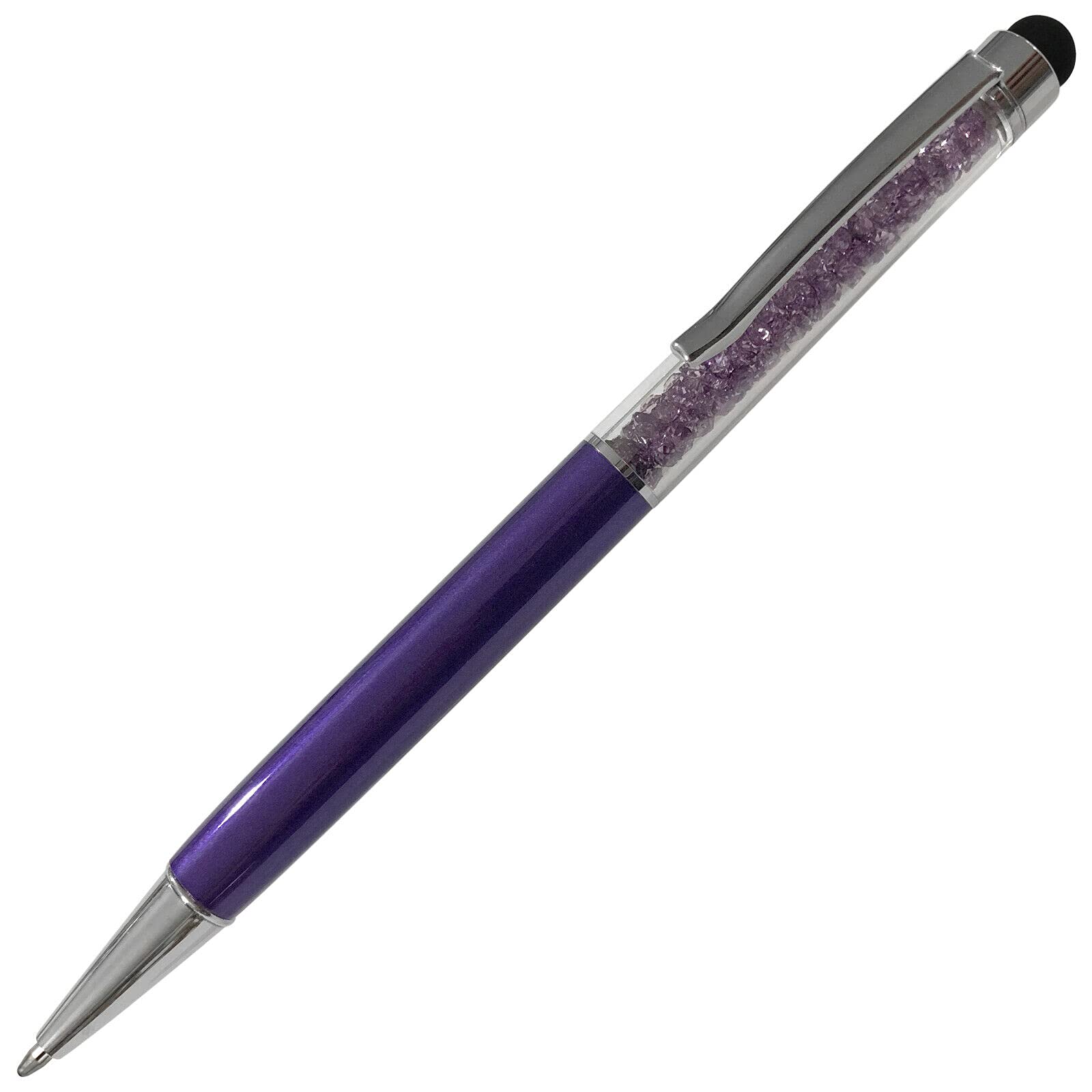 Purple Crystal Stylus Pen for Touchscreens & Writing