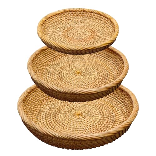 Natural Rattan, 3pcs