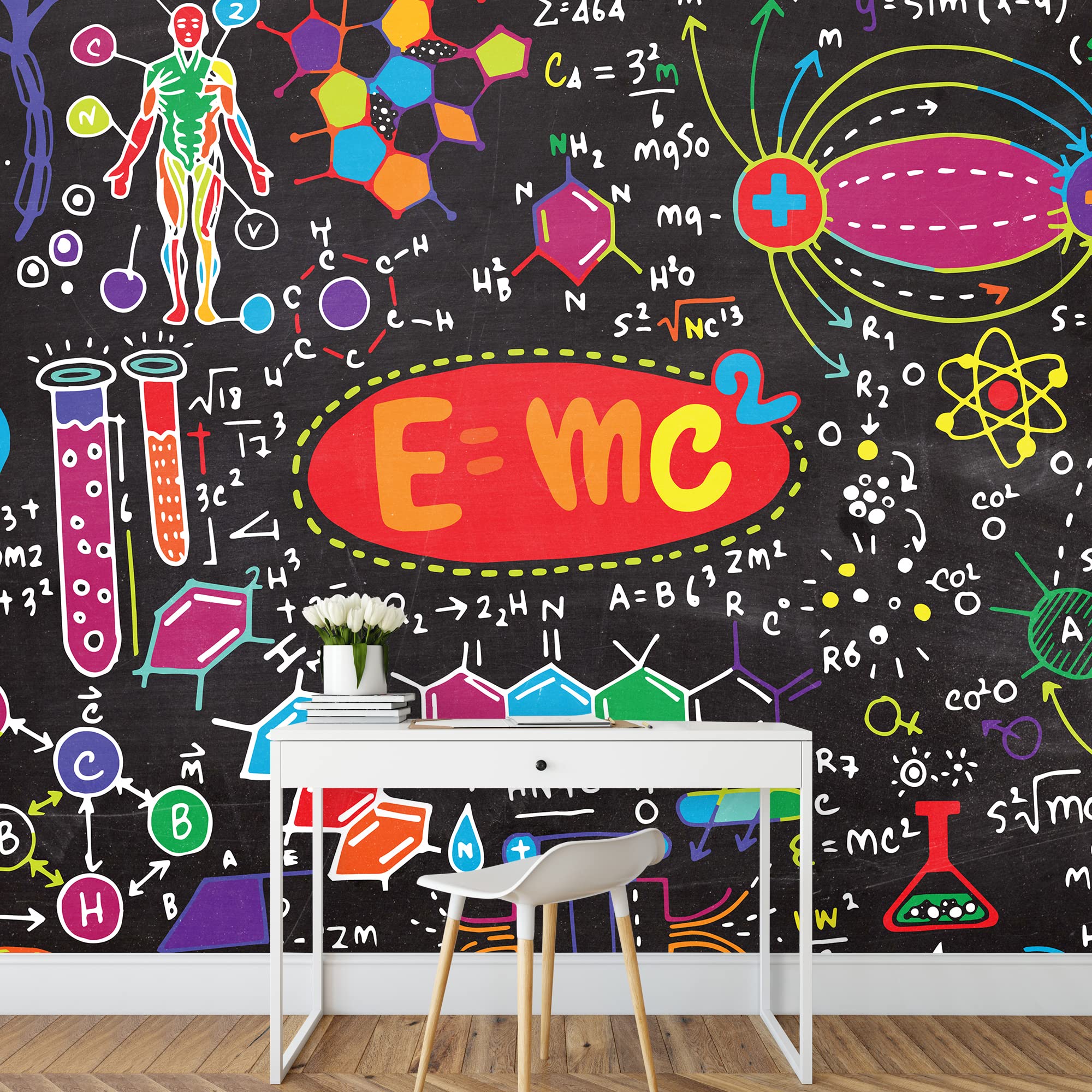 Banksy Street Art Removable Wallpaper - Peel and Stick Wall Mural for Bedroom (66x96 inches) | Modern Home Decor, Living Room & Dorm Room Wall Stickers