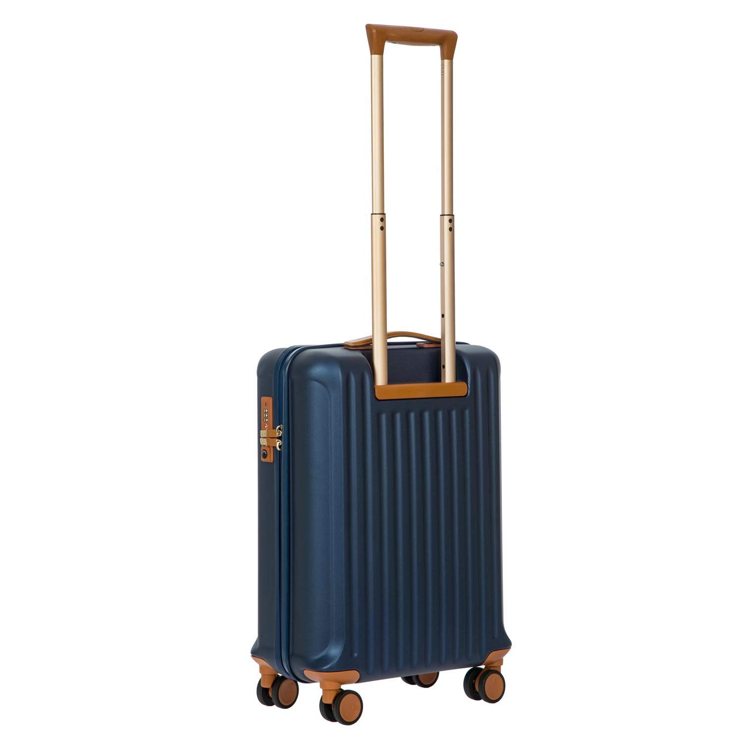 Bric's Capri 21 Inch Ultralight International Carry-On Spinner Suitcase - Matte Blue | Compact & Durable Hardshell Luggage for Business Travel & Weekend Getaways