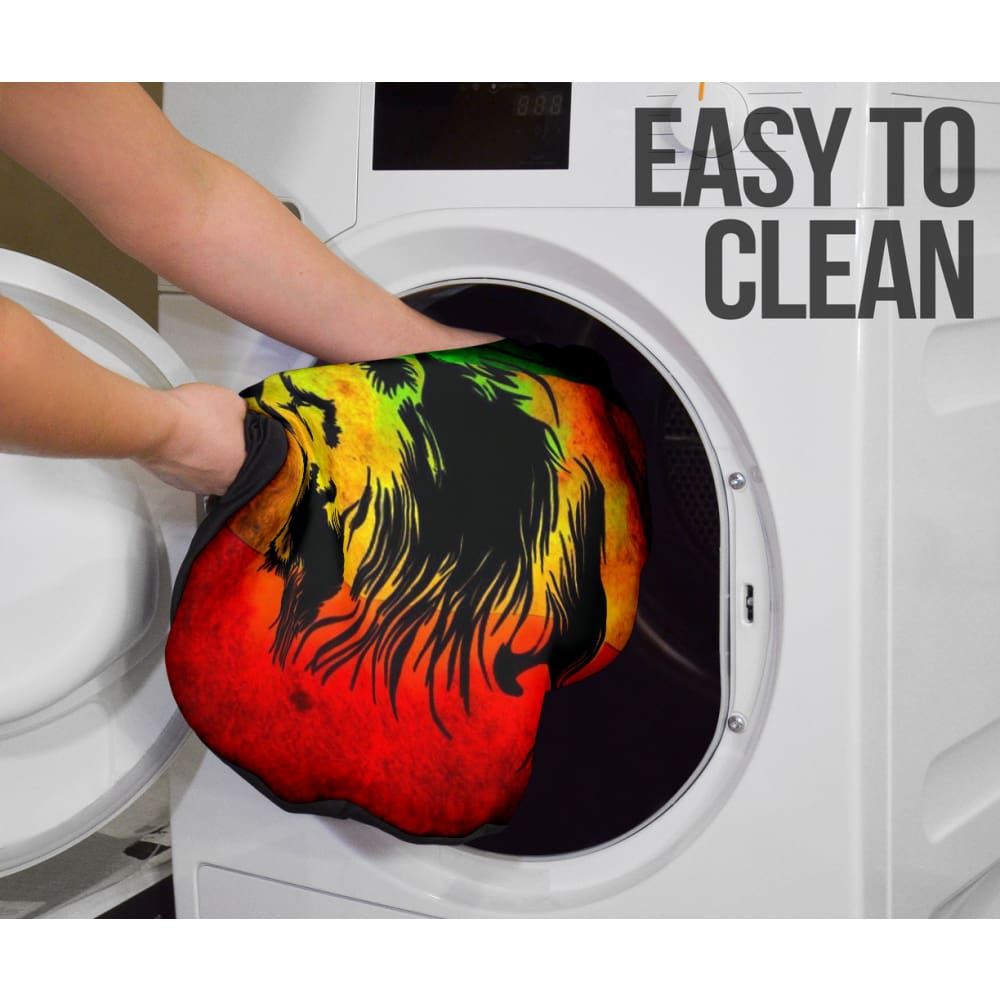 Reggae Rasta Lion Car Seat Covers - Custom Fit for Most Vehicles (2-Piece Set) | Unique Gift for Music Lovers & Car Enthusiasts | Perfect for Road Trips, Daily Commutes & Jamaican-Themed Decor