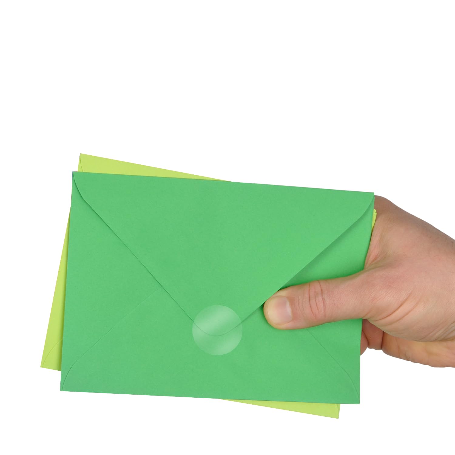 ChromaLabel 1 Inch Round Clear Stickers - 5000 Non-Perforated Library Sealing Labels for Envelopes, Books & Documents | Perfect for Mailing, Organizing & Crafting Projects