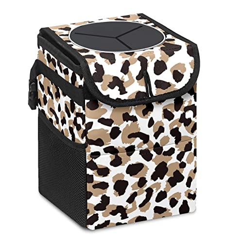 Gray white leopard print tiger print