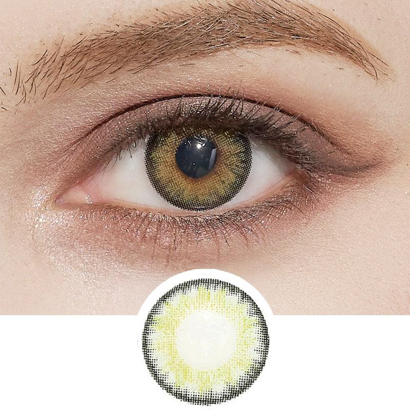 NEO Vision Cosmo Green Contact Lenses - Natural Eye Color Enhancer for Daily Wear | Perfect for Halloween, Cosplay, and Special Events