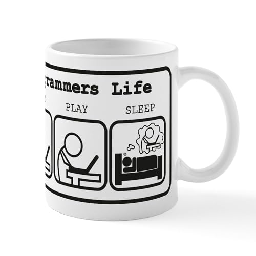 White - Unique The Programmers Life Mug