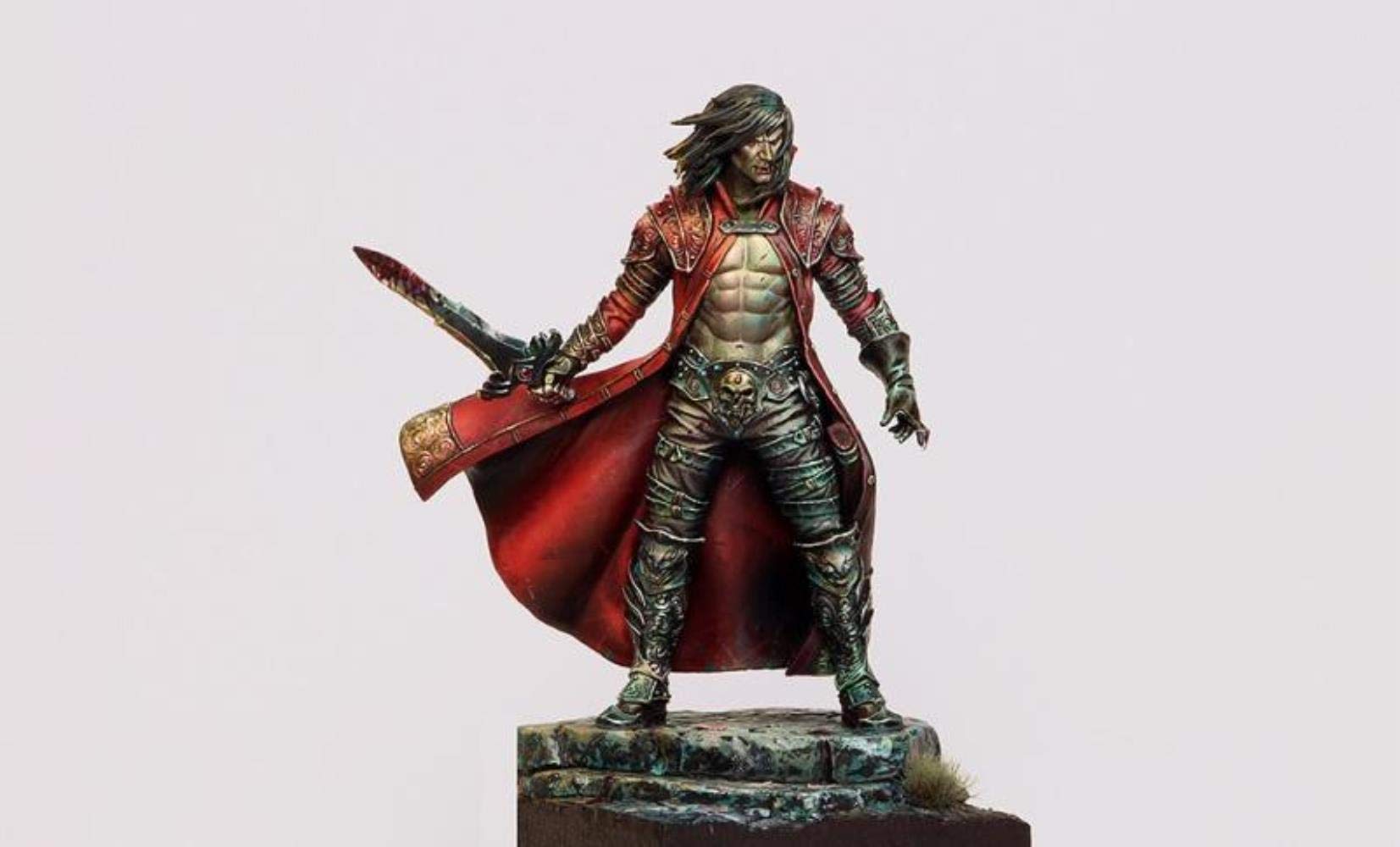 1/24 Scale 75mm Ancient Warrior with Sword - Unpainted Resin Miniature Model Kit for Wargaming, Diorama, and Collectors - Perfect for Tabletop RPGs and Historical Displays