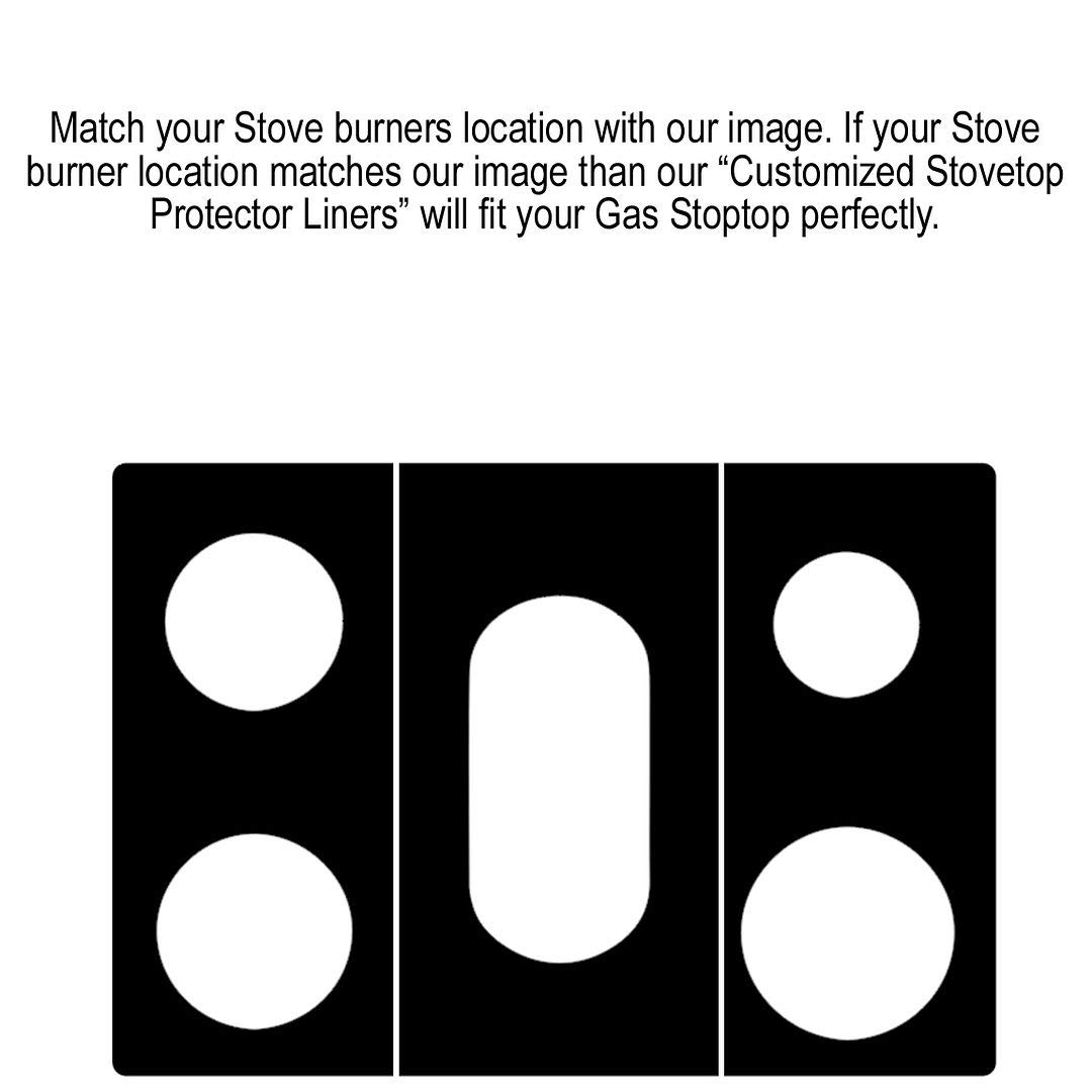 Premium Plus Stove Protectors for Frigidaire Gas Range Model FGGF304DPFA | Custom Cut & Easy to Clean Stove Liner | Made in USA | Perfect for Kitchen Safety & Countertop Protection