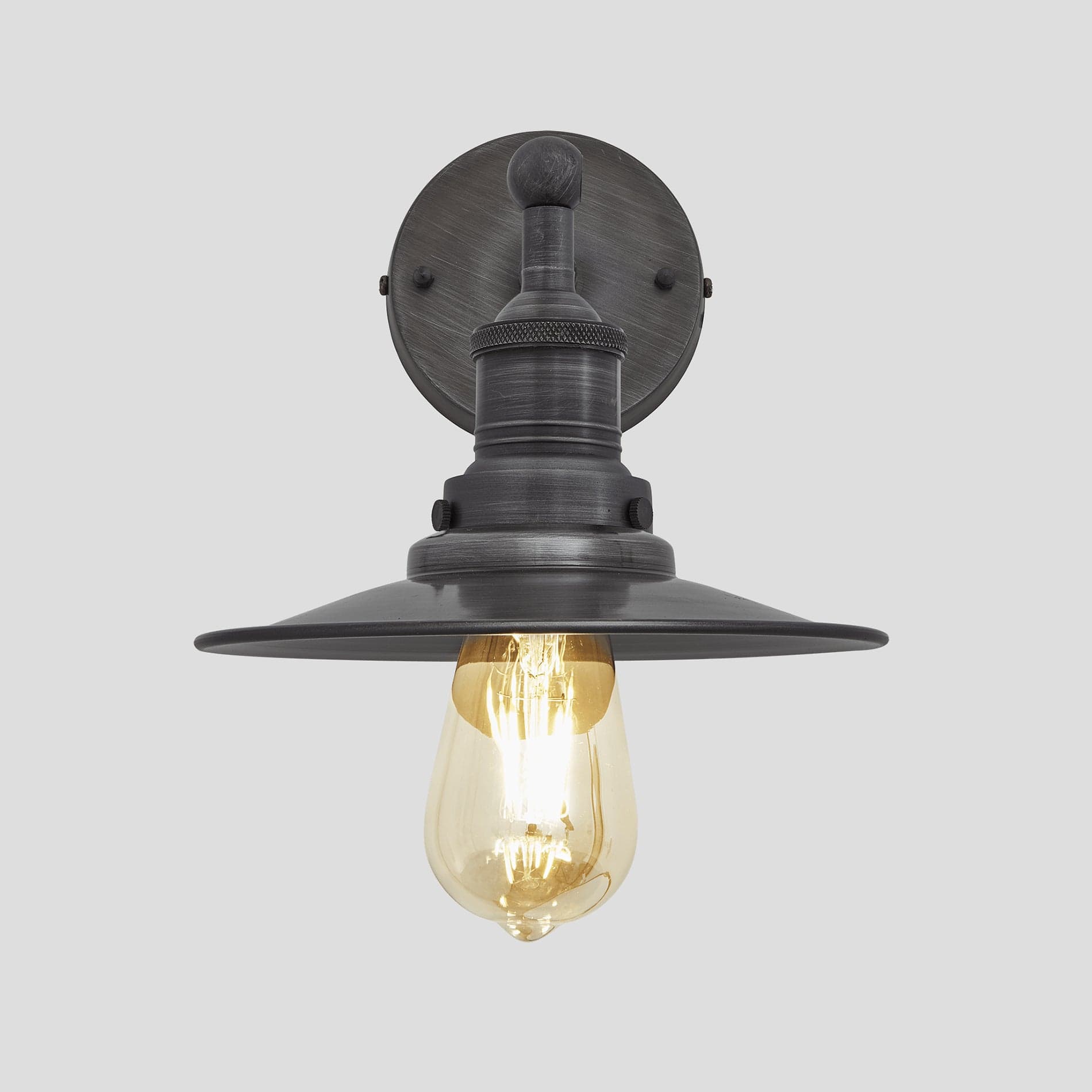 Brooklyn 8 Flat Outdoor Wall Light - Durable Weatherproof Exterior Sconce with Various Finishes - Perfect for Porch, Patio, Garage & Entryway Lighting