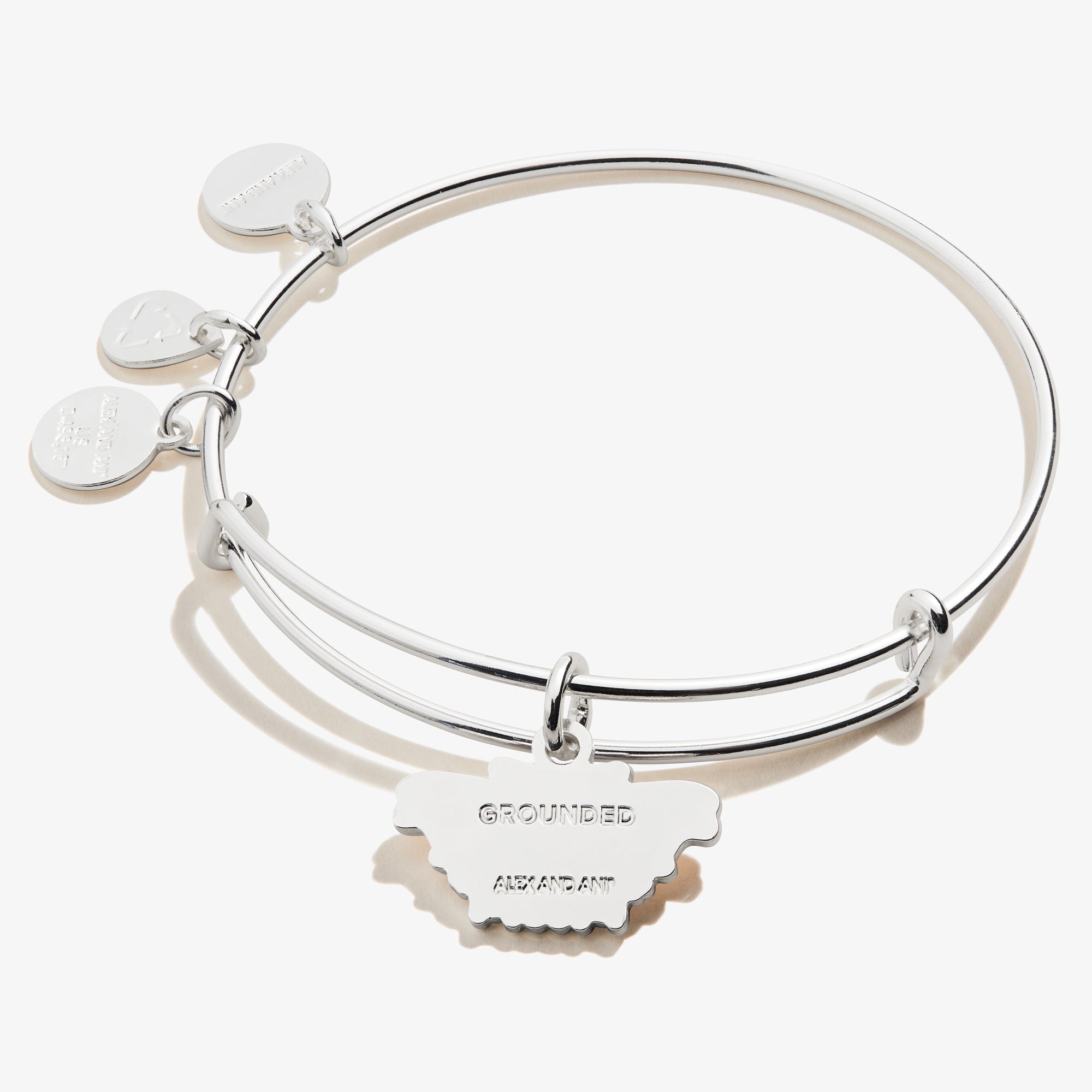 Elegant Comma Butterfly Charm Bangle - Sterling Silver Adjustable Bracelet for Women - Perfect for Everyday Wear, Gifts & Special Occasions