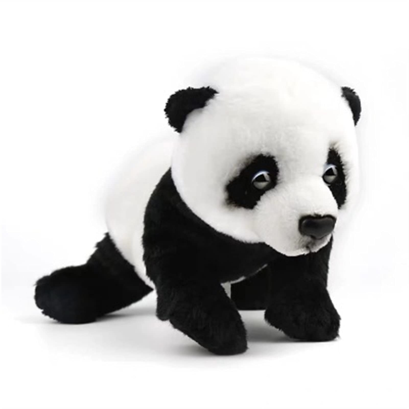 BoGee Realistic Panda Plush Pillow - 22cm Soft Hugging Stuffed Animal Toy for Kids, Cute Decorative Kuscheltier Gift for Bedroom & Nursery Decor