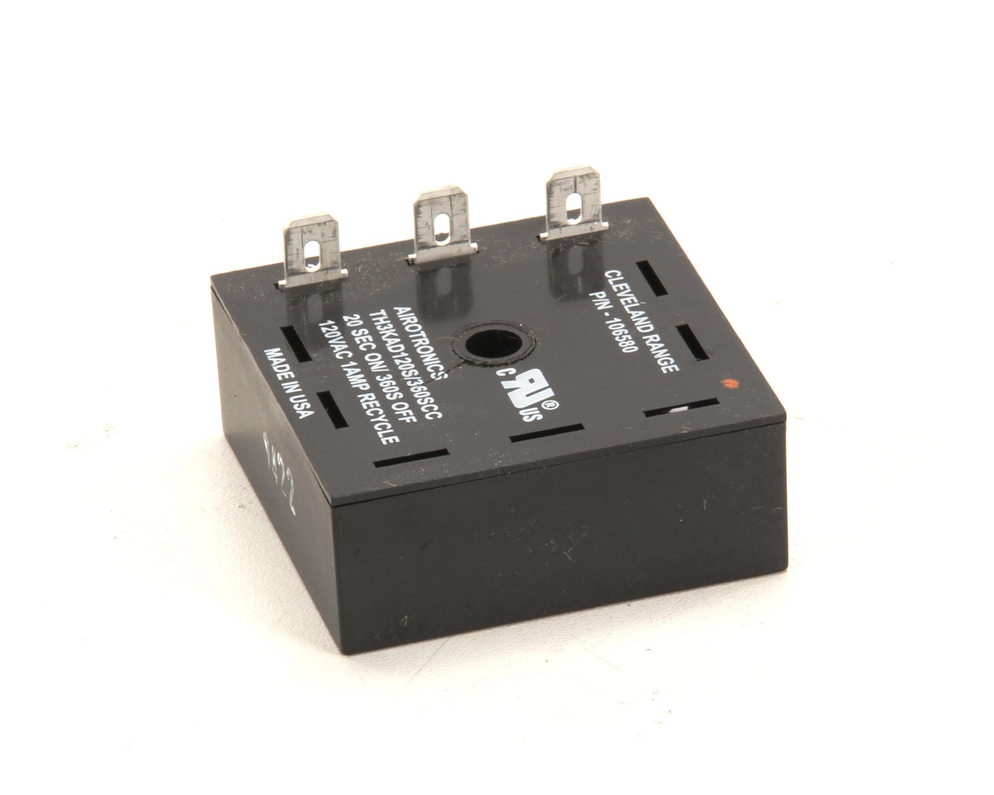 Cleveland 106580 20-Second On 6-Minute Off Timer - Perfect for Irrigation Systems, Lighting Controls & Industrial Automation