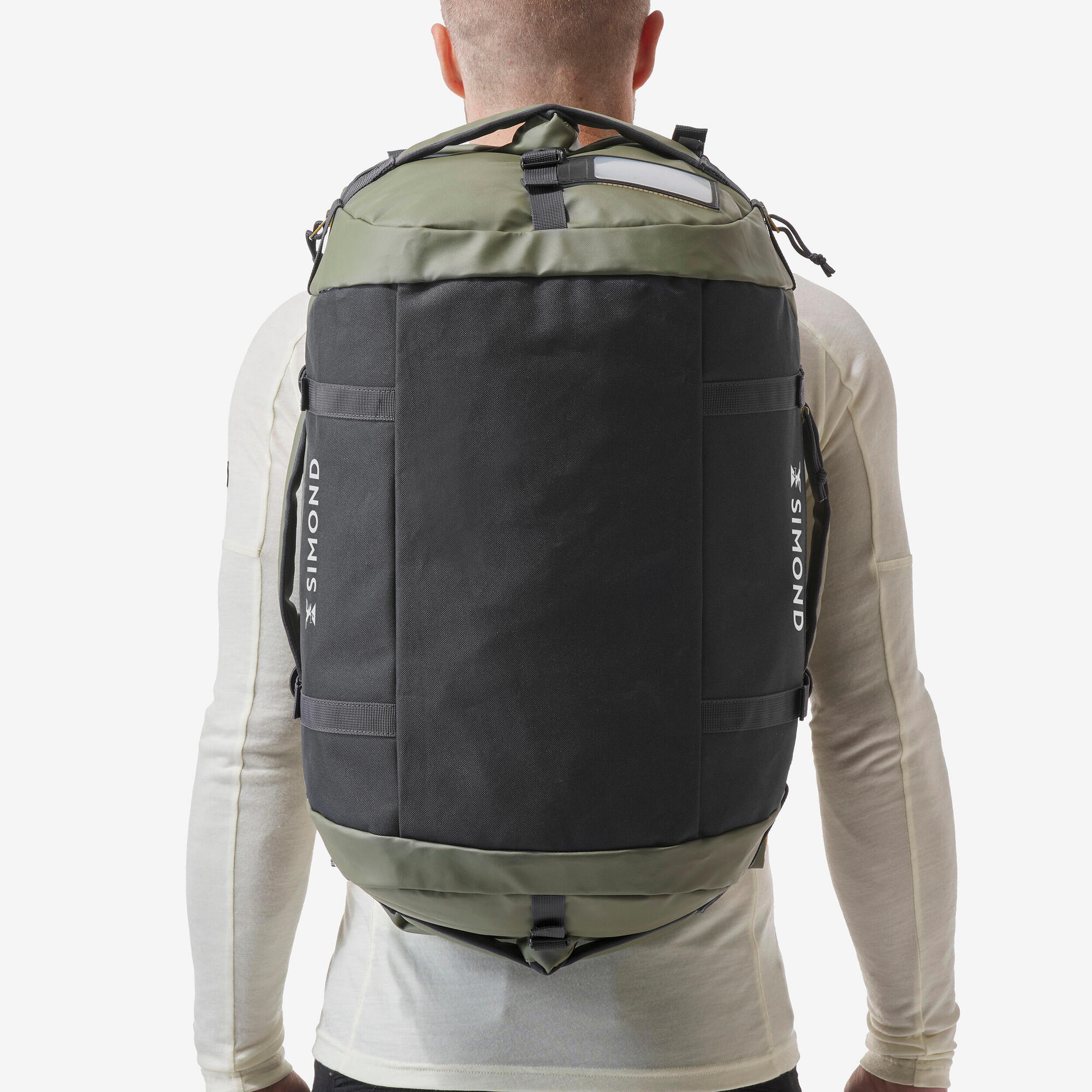 Simond 500 Extend 40-60L Waterproof Travel Duffel Bag for Camping, Hiking & Outdoor Adventures - Durable Gear Storage with Shoulder Straps
