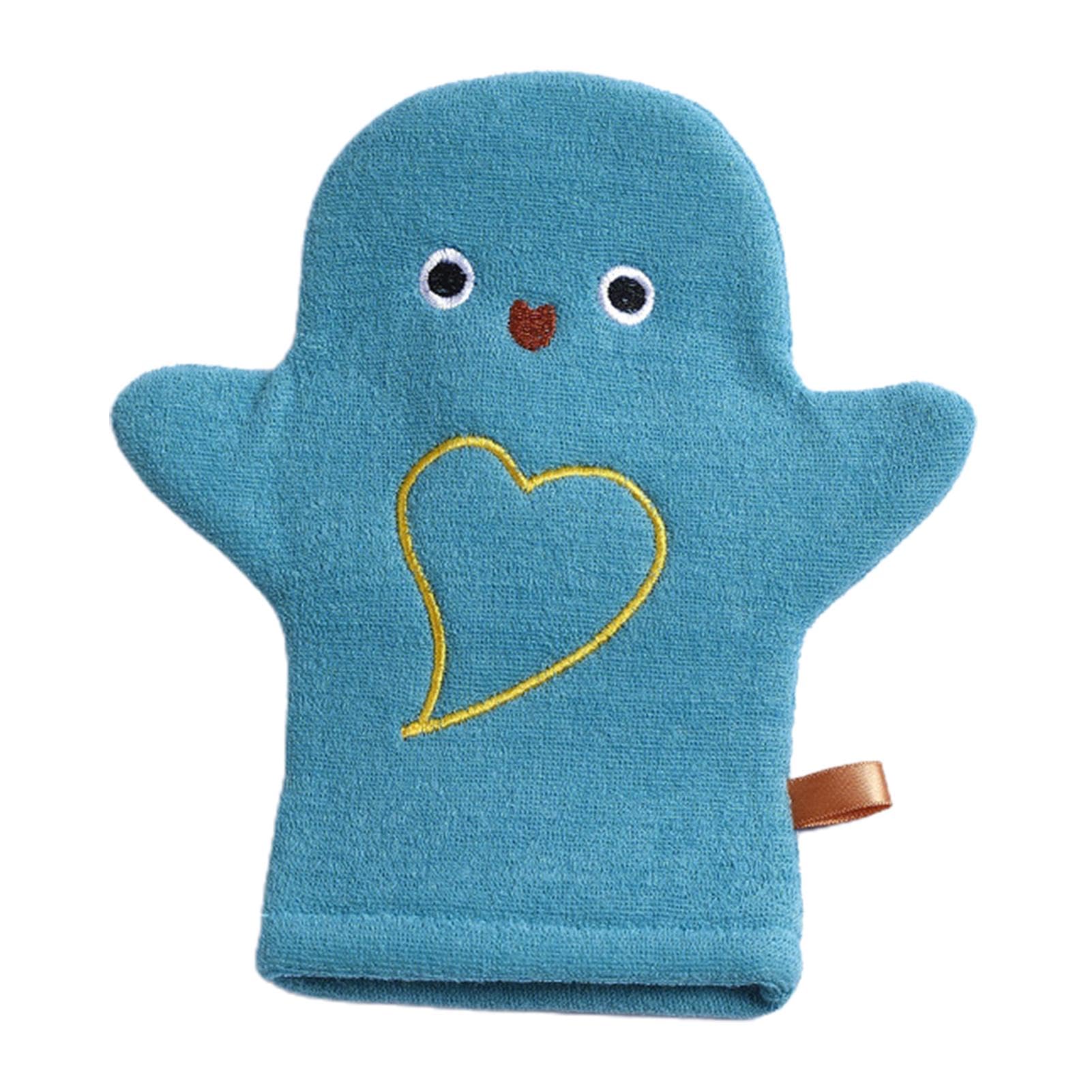 Soft Double-Sided Animal Wash Mitts for Kids - Cute Bath Washcloth Gloves for Babies, Toddlers, Boys & Girls | Gentle Skin Cleaning for Sensitive Skin | Perfect for Bath Time, Travel & Baby Shower Gifts