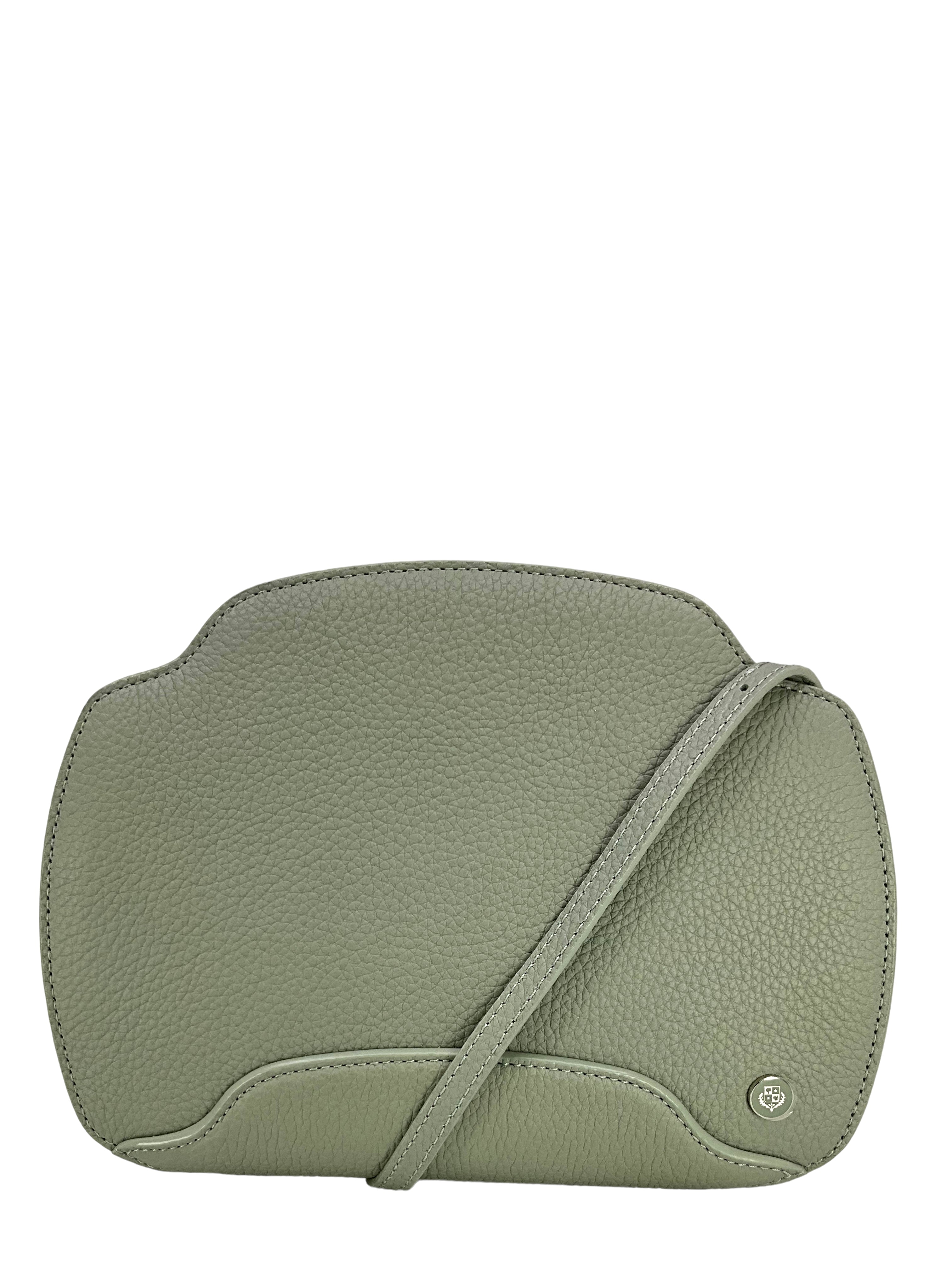 LORO PIANA Grained Calfskin Sesia Crossbody Bag for Women - Luxury Leather Shoulder Purse - Perfect for Work, Travel & Everyday Use