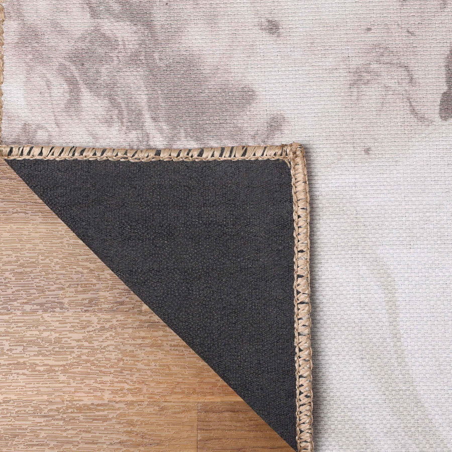 Yuma Abstract Marble Pattern Non-Slip Area Rug & Runner - Perfect for Living Room, Bedroom, or Hallway Decor