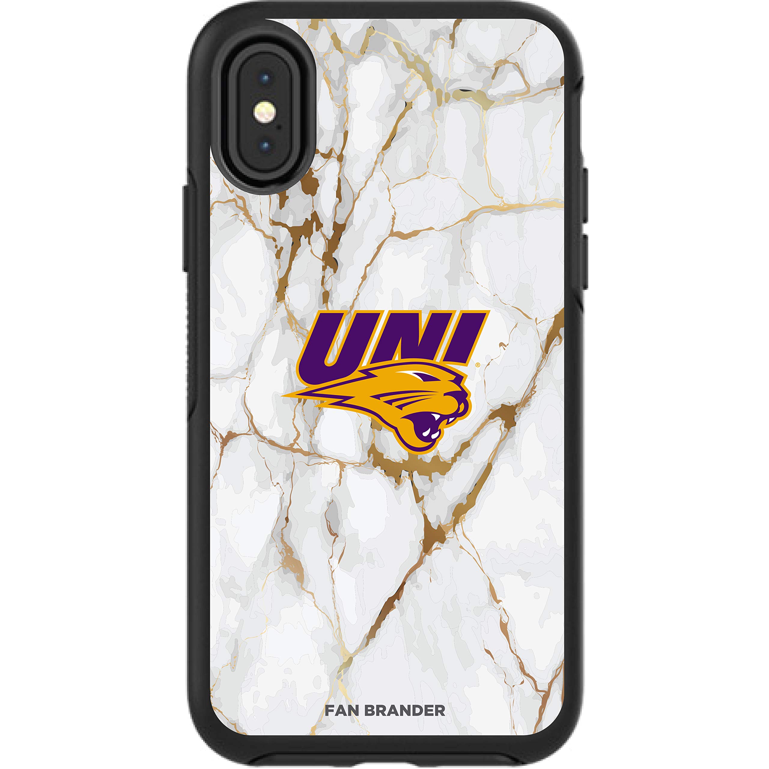 NCAA OtterBox Symmetry iPhone Case - White Marble Design for Apple iPhone | Durable Protection for Daily Use