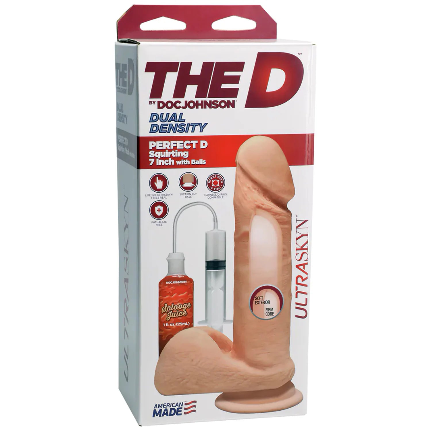 Realistic 20cm Squirting Dildo - Lifelike Adult Toy for Women & Couples | Waterproof & Body-Safe Silicone | Perfect for Solo Play, Couples Fun & BDSM Exploration
