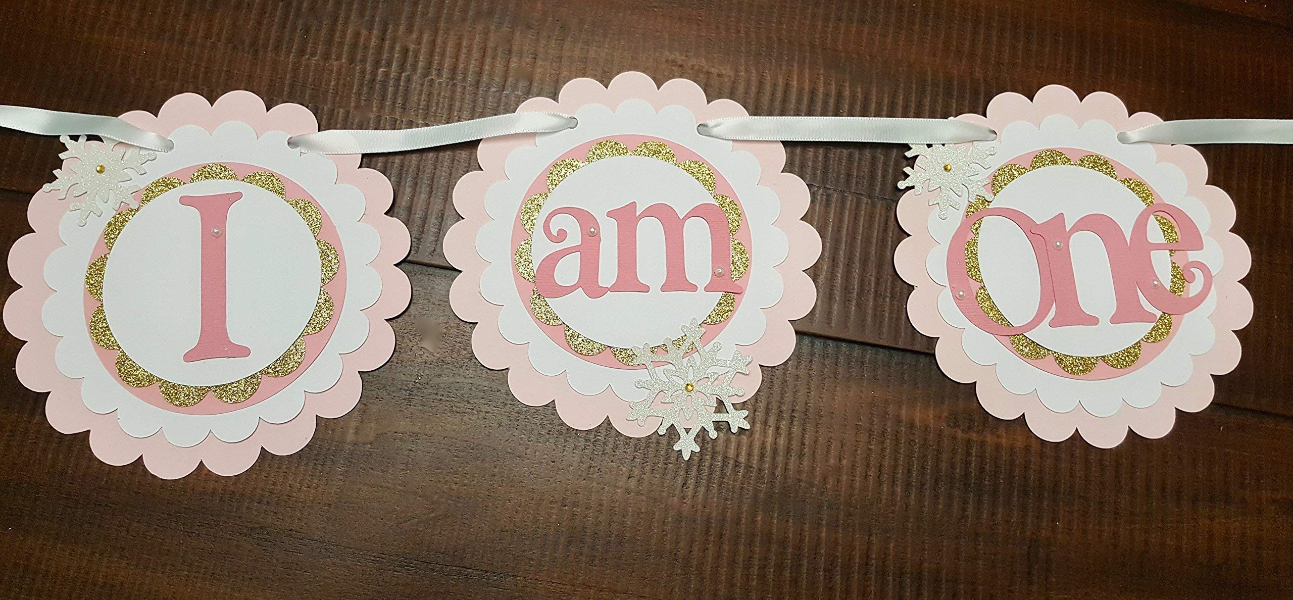 Winter Onederland Birthday Party Banner - 1st Birthday Decorations for Boys & Girls - Perfect for Winter Themed Baby Showers, Nursery Decor, and Birthday Celebrations