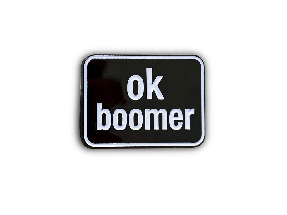OK BOOMER Enamel Pin - Licensed Original Artwork Lapel Pin by Matt Stewart - 1.25