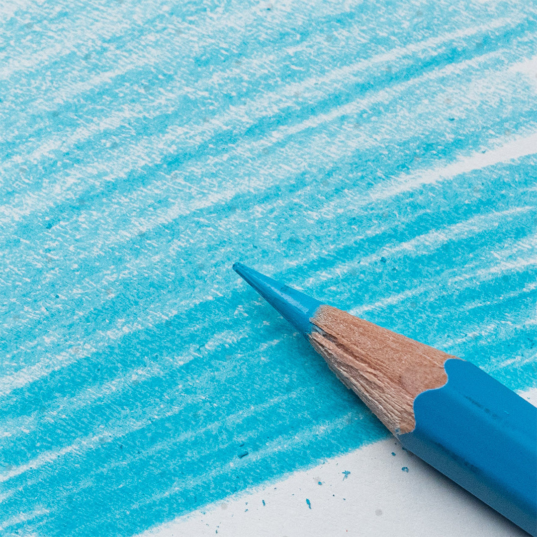 Premium Blackwing Blue Pencils - Set of 4 - Smooth Writing & Drawing - Perfect for Artists, Writers & Professionals - Office, School & Studio Use