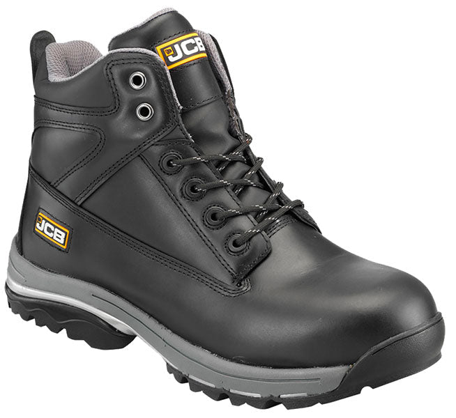 JCB Workmax Safety Boots - Men's Steel Toe Work Boots for Construction, Heavy Duty & Industrial Use - Waterproof & Slip Resistant for Outdoor Work & Job Sites