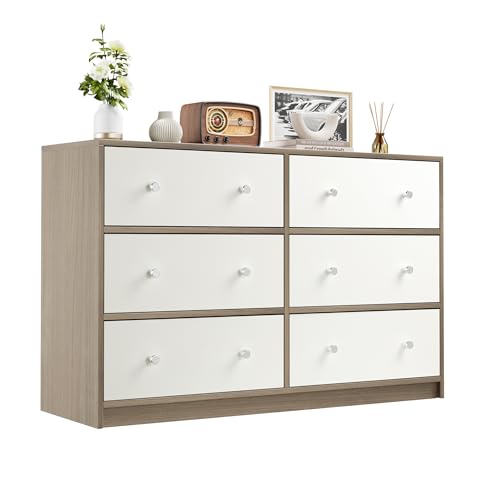 Light Wood Grain and White