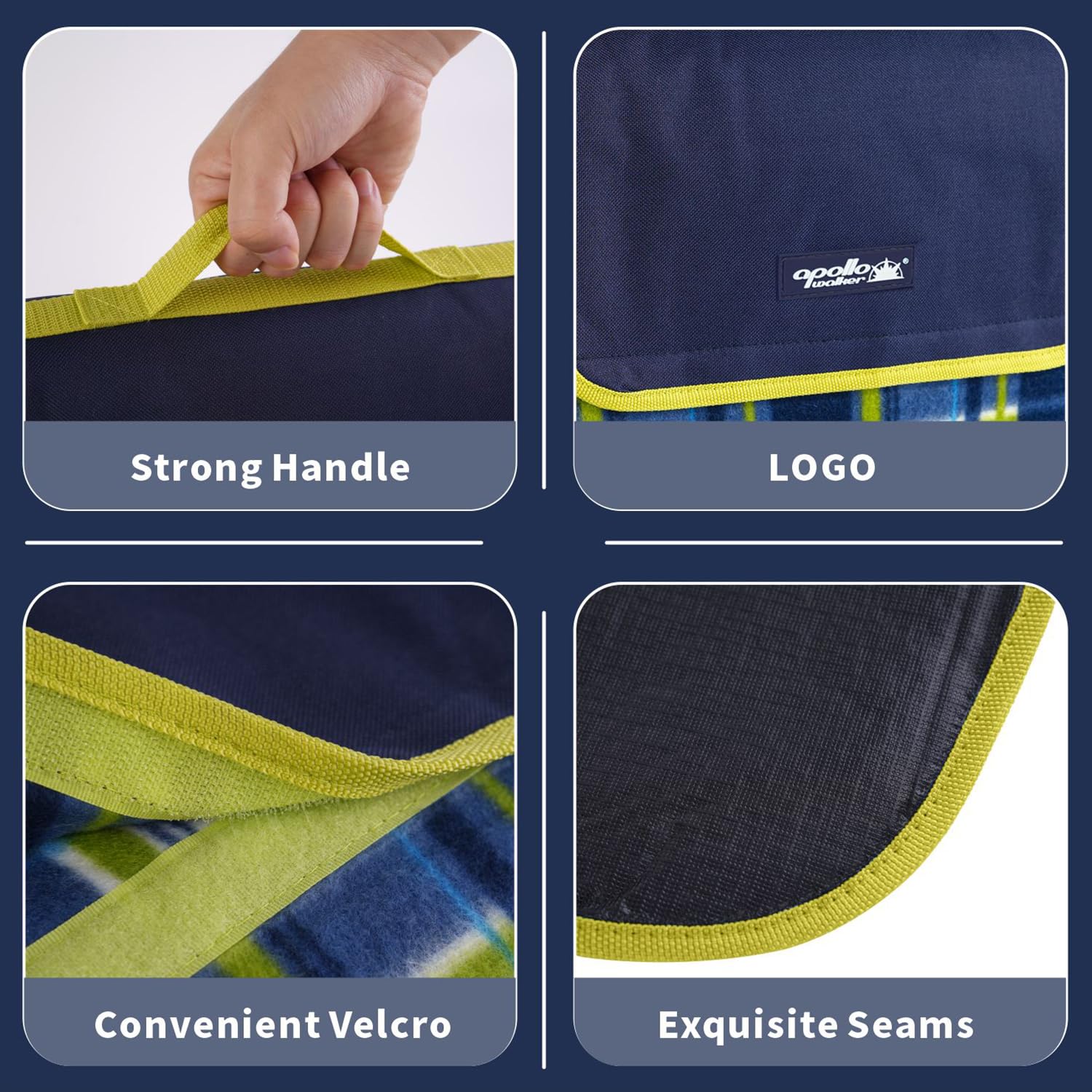 Apollo Walker Extra Large Waterproof Picnic Blanket 60