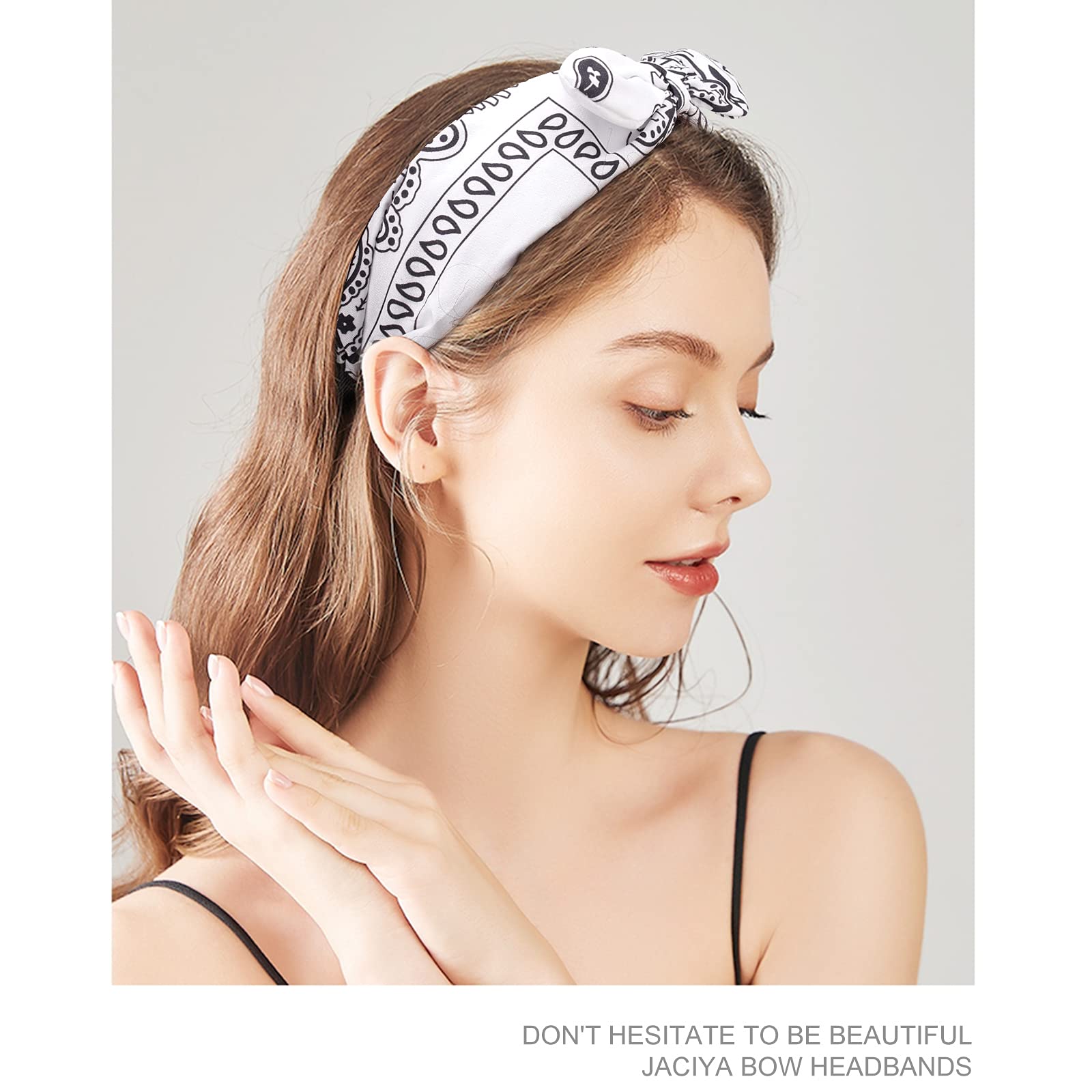 Jaciya Women's Fashion Headbands - Non-Slip Hair Bands for Women & Girls | Stylish Diademas Para Mujer | Perfect for Workouts, Yoga, and Everyday Wear