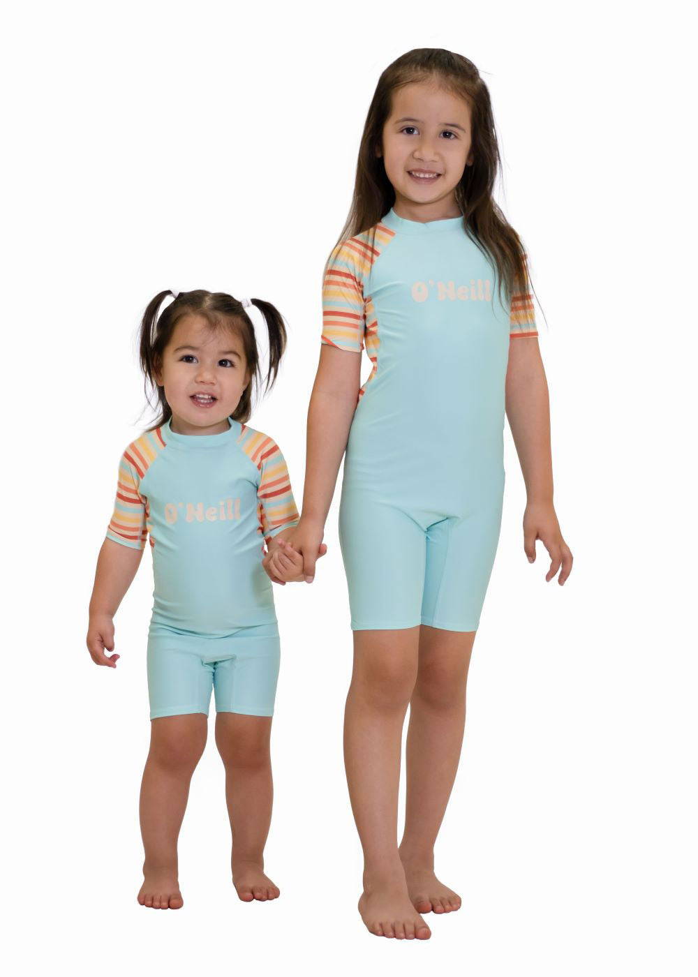 O'Neill Toddler Girls SPF 50+ Sun Protection Long Sleeve Lycra Spring Suit - Perfect for Beach, Pool & Outdoor Water Activities