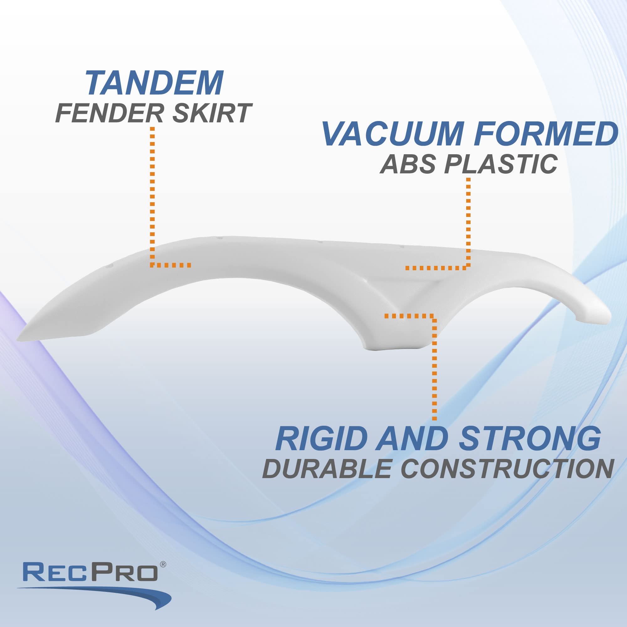 RecPro RV Tandem Fender Skirt - 71