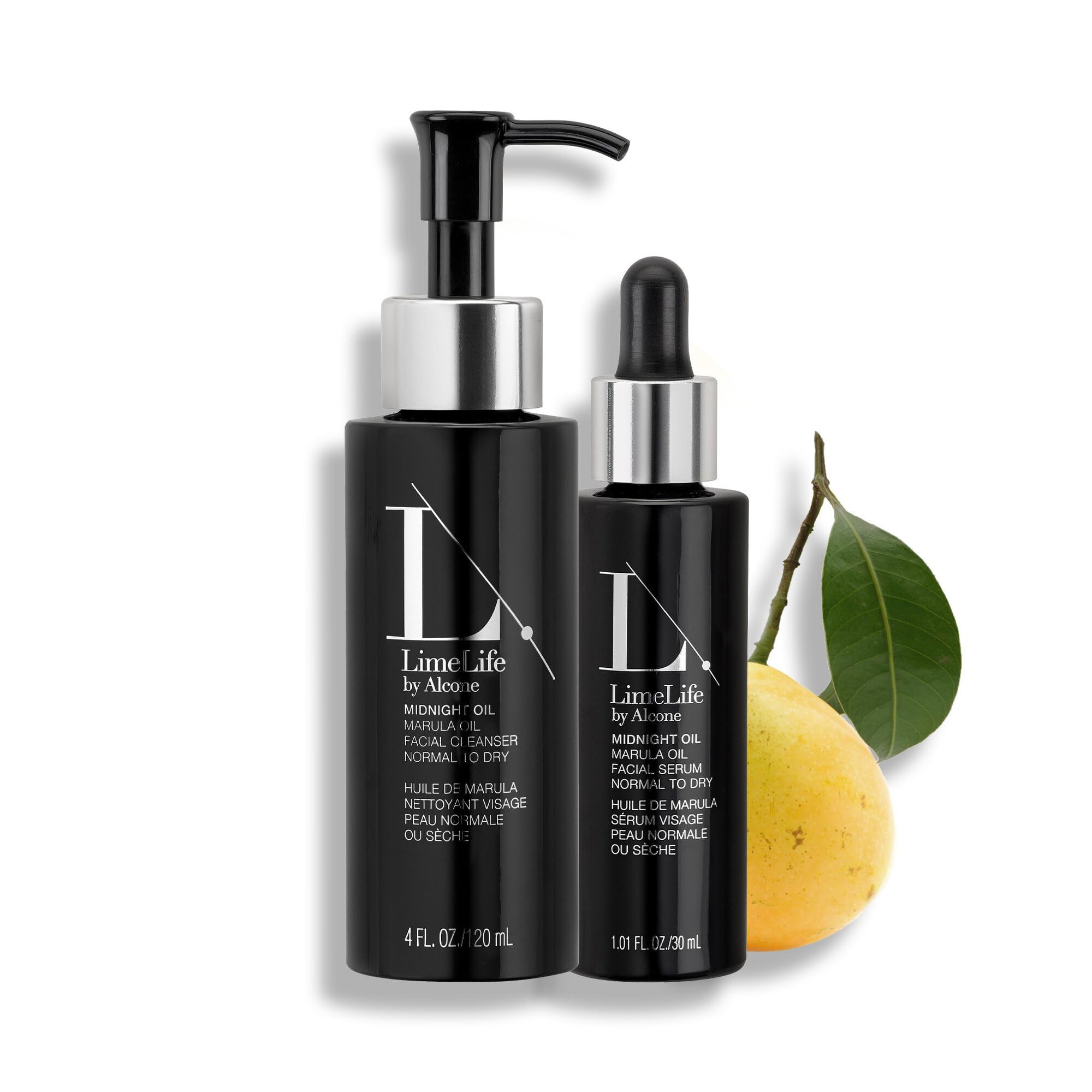 LimLife Midnight Oil Collection - Oil Cleanser & Serum for Overnight Skin Repair - Perfect for Nighttime Skincare Routine & Dry Skin Relief