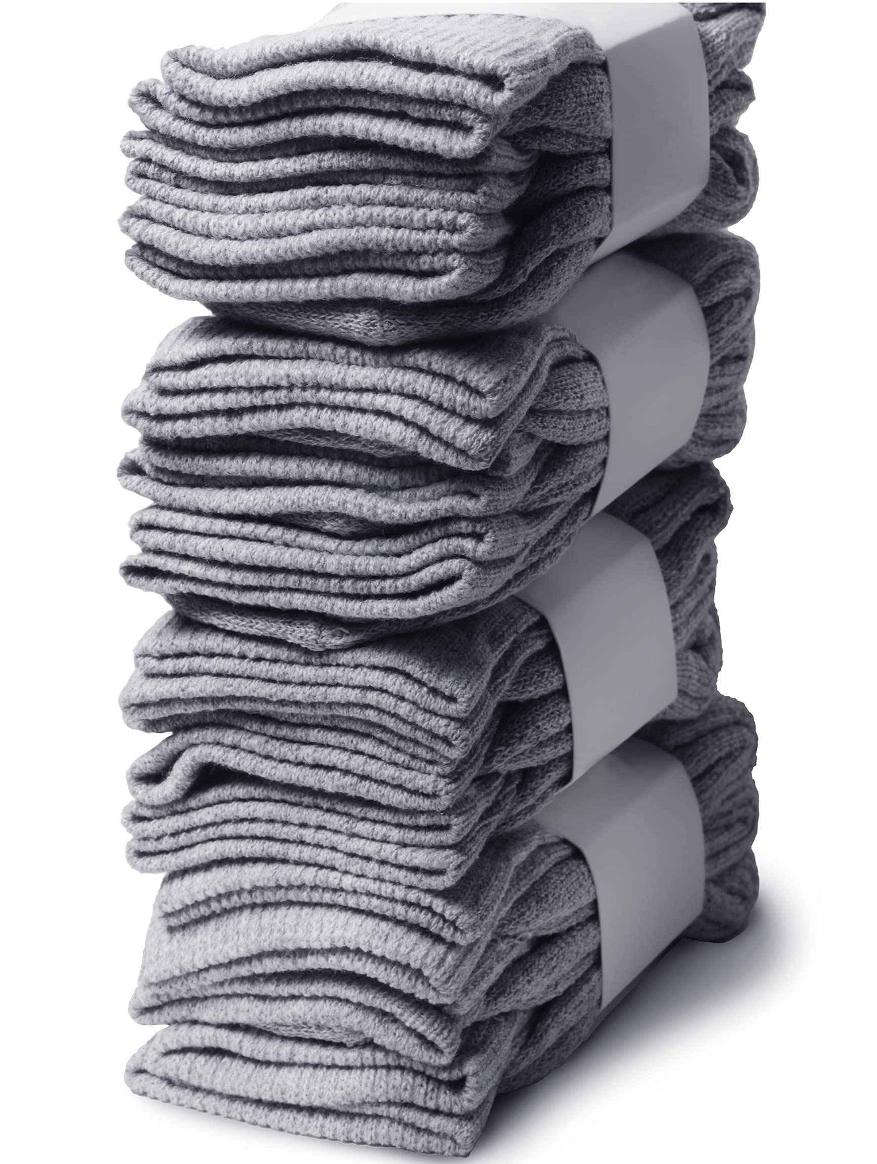 **Yacht & Smith 72 Pack Men's Cotton Crew Socks - Heavy Duty, Soft & Durable - Perfect for Donations, Sock Drives, Workwear & Everyday Comfort**