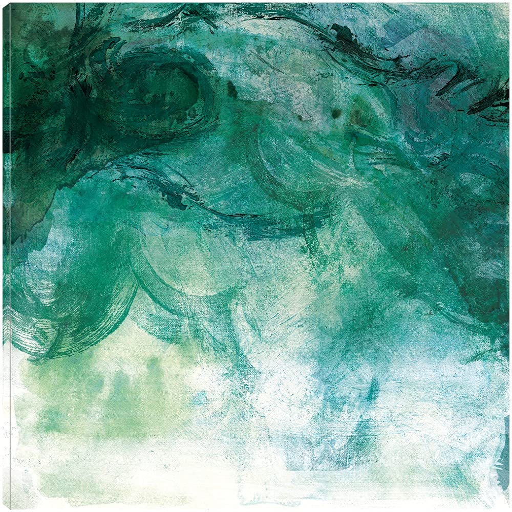 Willowbrook Fine Art Canvas Wall Decor - 32x32 Inch Modern Mirror Surface Painting for Living Room, Bedroom & Office - Ready to Hang Home Artwork for Bathroom, Kitchen, Bar & Dining Room Decor