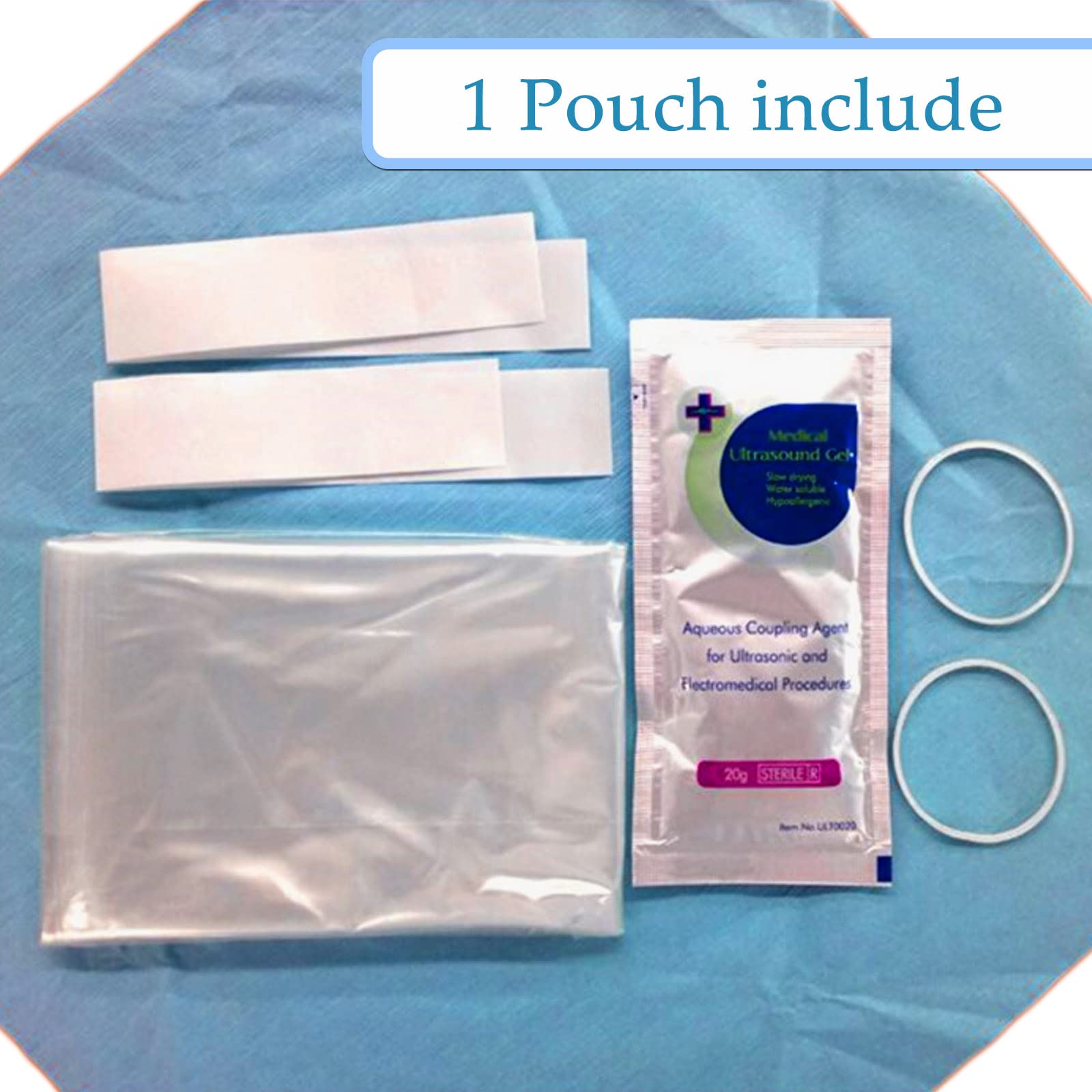 Disposable Ultrasound Probe Cover - Latex-Free Sterile Transducer Protector (5